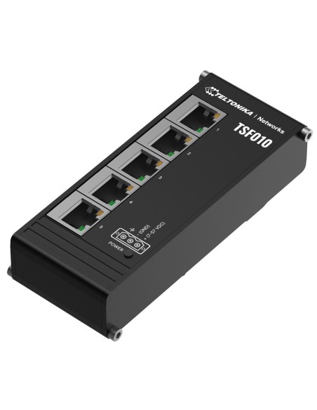 Comprar TELTONIKA TK-TSF010 Teltonika Switch No gestionable Industrial - 5 puertos Ethernet RJ45 Fast Ethernet - Rugerizado Carc