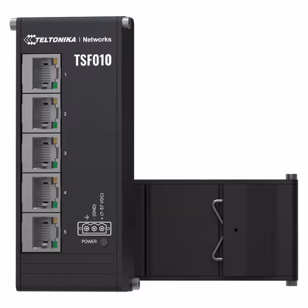 Acheter TELTONIKA TK-TSF010 switch industriel non gérable Teltonika - 5 ports Ethernet RJ45 Fast Ethernet - Durci Carc