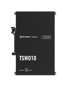 Teltonika TK-TSW010 Teltonika Interruptor industrial não gerenciado - 5 portas Ethernet RJ45 Rápido Ethernet - Habitação de Habi