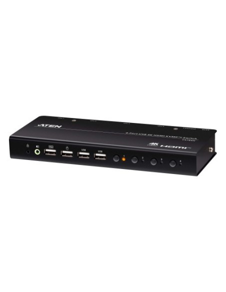 Comprar ATEN 1404298 ATEN 4-PORT USB 4K HDMI KVMP SWITCH WITH USB PERIPHERAL SUPPORT CS784H-AT-G