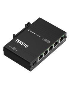 Teltonika TK-TSW010 Teltonika Interruptor industrial não gerenciado - 5 portas Ethernet RJ45 Rápido Ethernet - Habitação de Habi 2