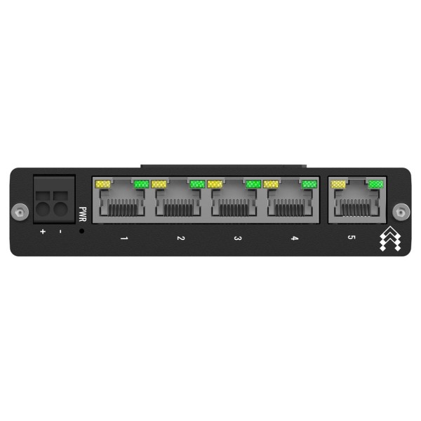 Teltonika TK-TSW010 Teltonika Interruptor industrial não gerenciado - 5 portas Ethernet RJ45 Rápido Ethernet - Habitação de Habi