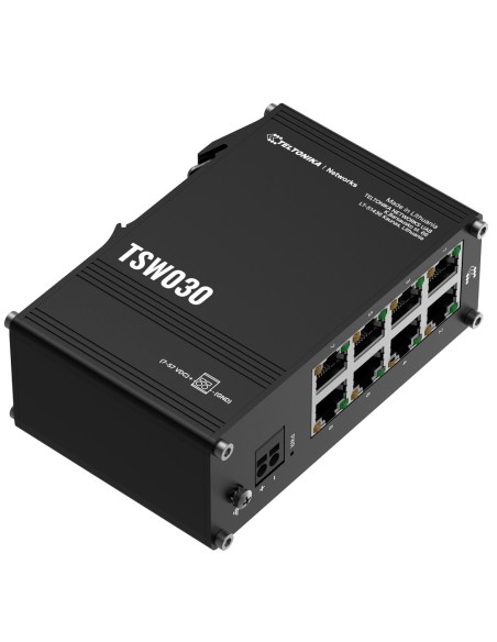 Comprar TELTONIKA TK-TSW030 Teltonika Switch No gestionable Industrial - 8 puertos Ethernet RJ45 Fast Ethernet - Rugerizado Carc