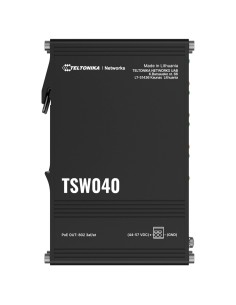 Teltonika TK-TSW040 Teltonika Interruptor Sem Poe Industrial - 8 Portas Ethernet RJ45 RJ45 Fast Ethernet - 8 Portas Ethernet 