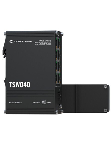 Comprar TELTONIKA TK-TSW040 Teltonika Switch PoE No gestionable Industrial - 8 puertos Ethernet RJ45 Fast Ethernet - 8 Puertos E