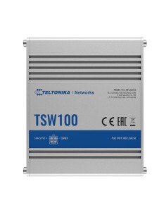 Comprar TELTONIKA TK-TSW100 Teltonika Switch PoE No gestionable Industrial - 5 puertos Ethernet RJ45 Gigabit - 4 Puertos Etherne