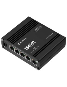 Teltonika TK-TSW101 Teltonika Interruptor Não-gerenciado PoE Industrial - 5 portas Ethernet RJ45 Gigabit - 4 POE + 8 Portas Ethe 2