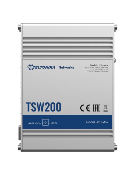 Comprar TELTONIKA TK-TSW200 Teltonika Switch PoE No gestionable Industrial - 8 puertos Ethernet RJ45 Gigabit +2 SFP Gigabit - 8 