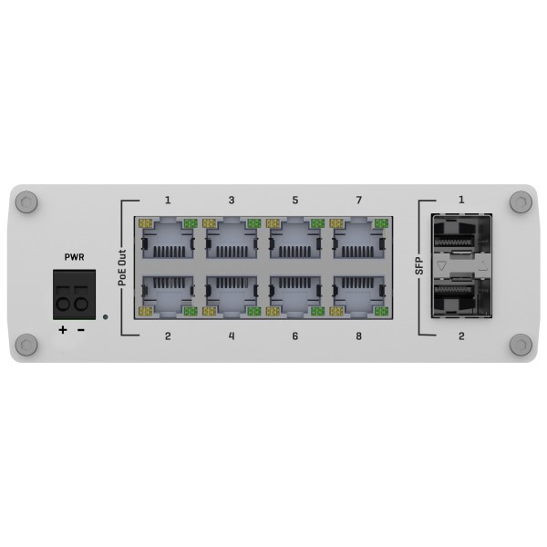 Acheter TELTONIKA TK-TSW200 Switch Teltonika PoE industriel non géré - 8 ports Ethernet RJ45 Gigabit + 2 SFP Gigabit - 8