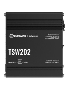 Teltonika TK-TSW202 Teltonika Switch Poe Handizadable Industrial - 8 Portas Ethernet RJ45 Gigabit +2 Sfp Gigabit - 8 portas ETH