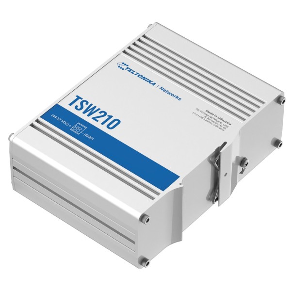 Acquistare TELTONIKA TK-TSW210 Switch industriale non gestibile Teltonika - 8 porte Ethernet RJ45 Gigabit + 2 SFP Gigabit - Ruge