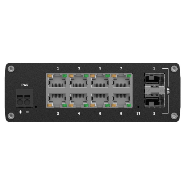 Acheter TELTONIKA TK-TSW212 commutateur industriel géré Teltonika Ethernet - 10 ports au total (8 GE RJ45 / 2 SFP fibre) - Sop