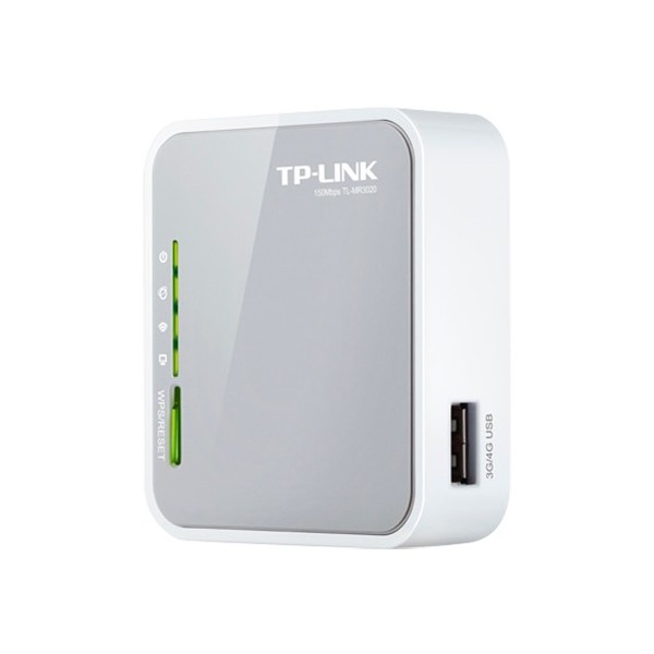 TP-LINK TL-MR3020 TP-Link Router 3G/4G – Flexible Konnektivität über externes USB-Modem – Wi-Fi 802.11n bei 2,4 GHz für