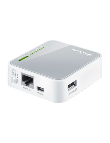 Comprar TP-LINK TL-MR3020 TP-LINK - Router Wifi portátil 3G/4G - Conexiones Ethernet, USB - Pinchos 3G/4G y Wifi - Permite conec