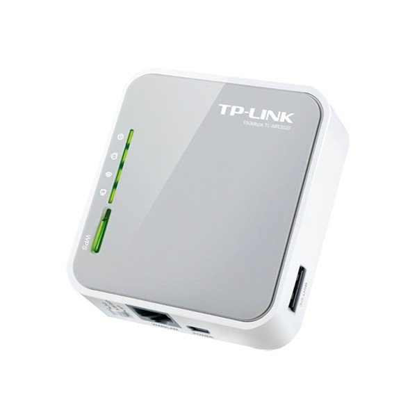 TP-Link-TL-MR3020-TP-link - 3G / 4G Portable WiFi Router - Conexões Ethernet, USB - Skewers 3G / 4G e WiFi - Permite que você se