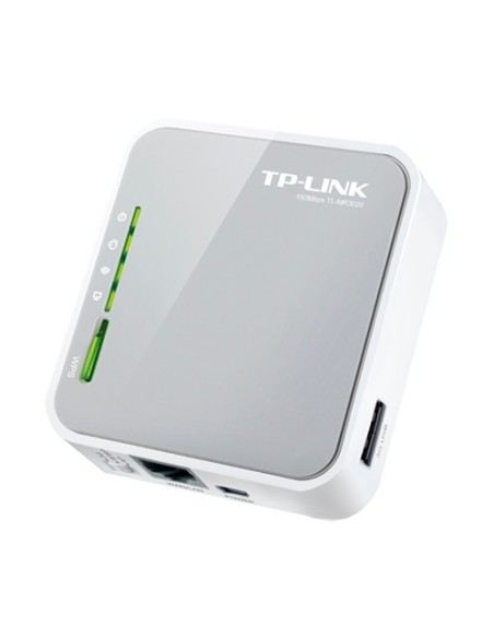 Comprar TP-LINK TL-MR3020 TP-LINK - Router Wifi portátil 3G/4G - Conexiones Ethernet, USB - Pinchos 3G/4G y Wifi - Permite conec