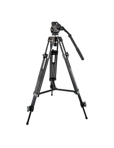 OEM Tripod-2M tripé profissional - extensível até 189cm - Adequado para uso externo - cor preta - compatível com câmeras