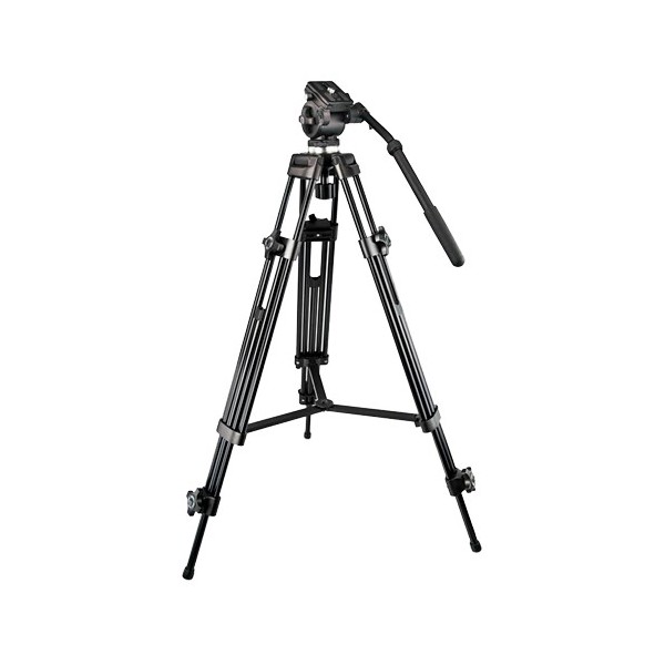 OEM Tripod-2M tripé profissional - extensível até 189cm - Adequado para uso externo - cor preta - compatível com câmeras