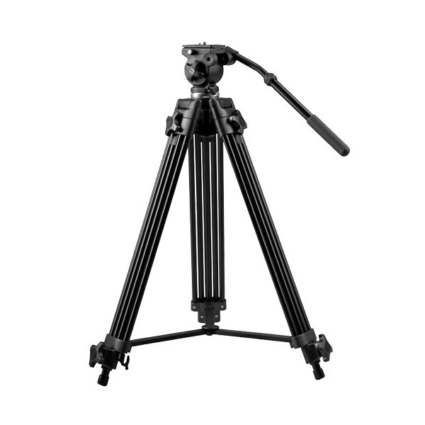 Kaufen OEM TRIPOD-2M professionelles Stativ – ausziehbar bis 189 cm – für den Außeneinsatz geeignet – Farbe: Schwarz – kompatibe