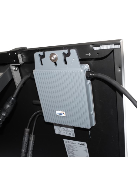 Comprar TSUN TSOL-ESK400-PB TSUN Kit Solar Pop Up - Panel Full Black 400W - Microinversor MS400 400W - Soporte para instalación 