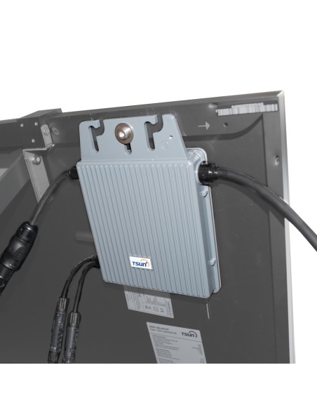 TSUN TSOL-ESK400-PS Tsun Solar Kit pop-up - Painel completo preto 400W - microinverter M400 400W - Suporte para Fot Install 