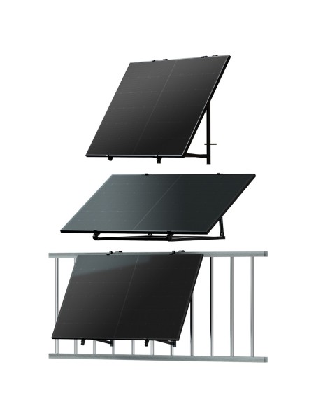Comprar TSUN TSOL-ESK400-UB TSUN Kit Solar Universal - Panel solar 400W - Microinversor 400W - Para balcón, suelo o pared - Cone