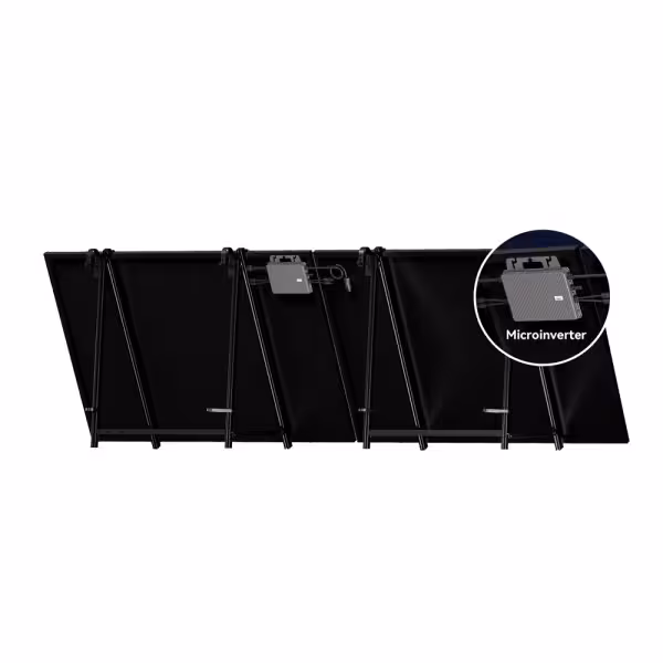 Comprare TSUN TSOL-ESK800-UB TSUN Kit Solare Universale - 2x Pannello solare 400W - Microinverter 800W - Per balcone, pavimento