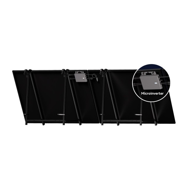 Tsun Tsol-Esk800-UB Tsun Universal Kit Solar - Painel solar 2X 400W - Microinverter 800W - para varanda, solo ou parede - conexã