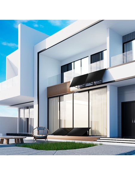 Comprar TSUN TSOL-ESK800-UB TSUN Kit Solar Universal - 2x Panel solar 400W - Microinversor 800W - Para balcón, suelo o pared - C