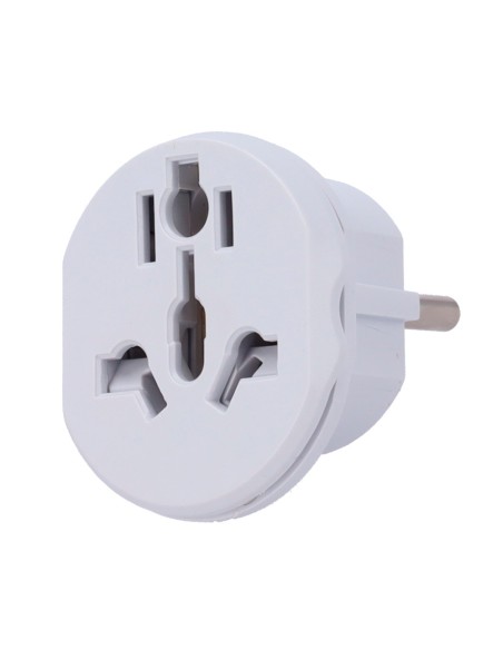 Comprar OEM UKPLUG-ADAPTER Adaptador  - Enchufe Tipo G (UK) a Enchufe Tipo F (EU)  - Voltaje 250V AC - Corriente Máxima de Salid