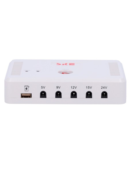 OEM UPS-DC5V-24V-12AH Bateria recarregável - Entrada 12.7 VDC - Saídas 5/9/12/19/24 V - Composição da bateria Li-ion - Conectar