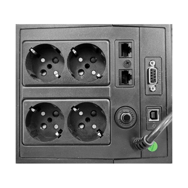 Acquistare SAFIRE UPS1000VA-4 UPS monofase line-interactive - Potenza 1000VA/600W - Ingresso 220~240 Vac / Uscita 230 Vac - 4 us