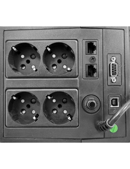 Safire UPS1000VA-4 SAI linha monofásica - Interactive - Power 1000VA / 600W - Entrada 220 ~ 240 Vac / Saída 230 VAC - 4 Sai Sai 