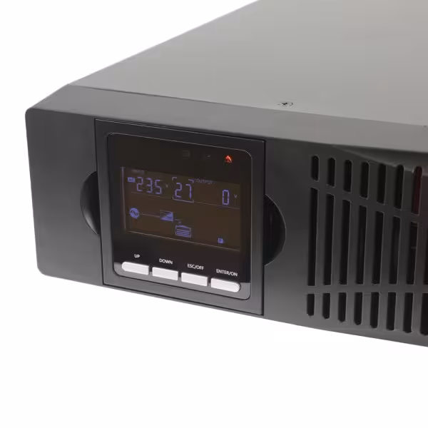 Acheter OEM UPS2000VA-ON-2-RACK onduleur en ligne à installer en rack ou en tour - Puissance 2000VA/1800W - 2 sorties onduleur/U