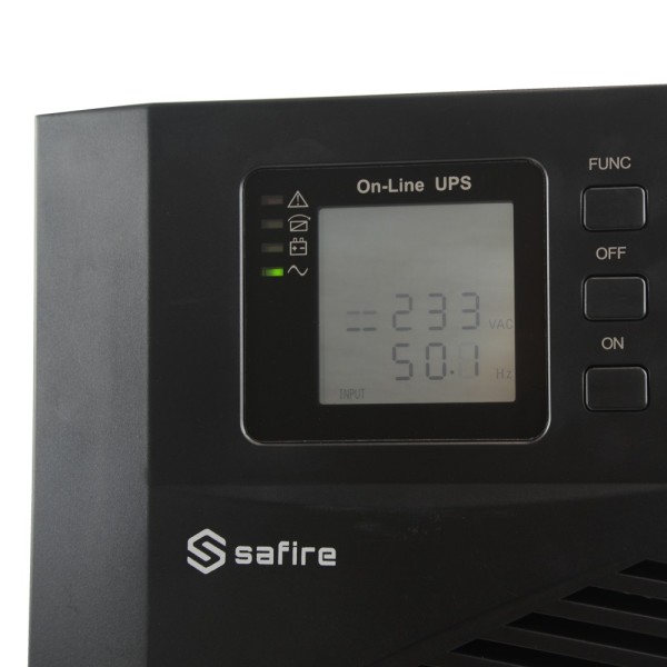 OEM UPS3000VA-ON-4 SAI Online - Power 3000VA / 2700W - Entrada 200 ~ 240 VAP / Saída 200 ~ 240 VAC - 4 SAI / UPS Protegidos 