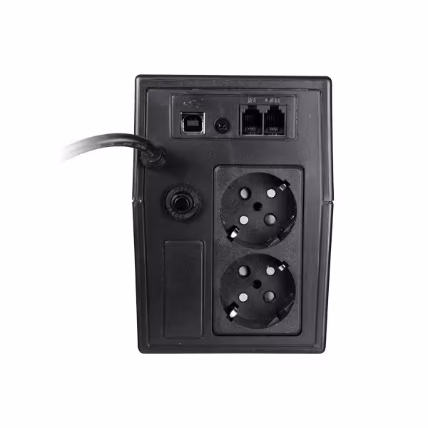 Acheter OEM UPS600VA-2 onduleur monophasé line-interactive - Puissance 600VA/360W - Entrée 220~240 Vac / Sortie 230 Vac - 2 sort