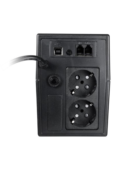 Acquista OEM UPS600VA-2 UPS monofase line-interactive - Potenza 600VA/360W - Ingresso 220~240 Vac / Uscita 230 Vac - 2 uscite S