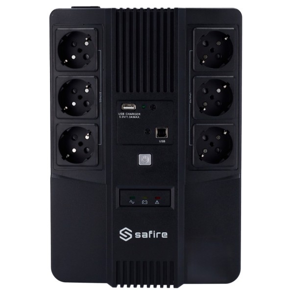 Comprar OEM UPS600VA-6 SAI monofásico line-interactive - Potencia 600VA/360W - Entrada 220~240 Vac /Salida 230 Vac - 6 salidas S