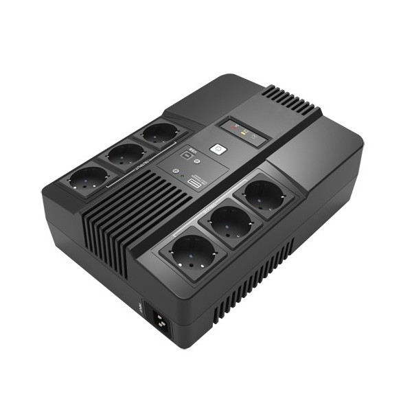 Comprar KSTAR UPS800VA-6 SAI monofásico line-interactive - Potencia 800VA/480W - Entrada 220~240 Vac /Salida 230 Vac - 6 salidas