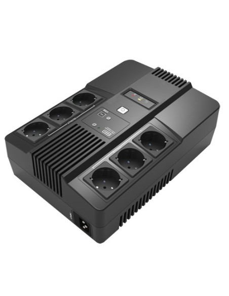 Acquistare OEM UPS800VA-6 UPS monofase line-interactive - Potenza 800VA/480W - Ingresso 220~240 Vac /Uscita 230 Vac - 6 uscite p