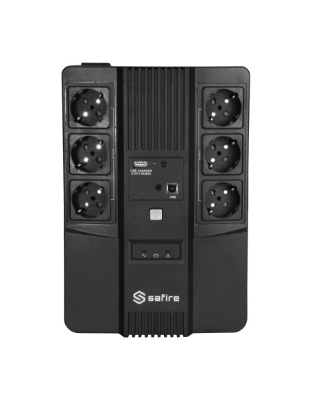 Comprar OEM UPS800VA-6 SAI monofásico line-interactive - Potencia 800VA/480W - Entrada 220~240 Vac /Salida 230 Vac - 6 salidas p