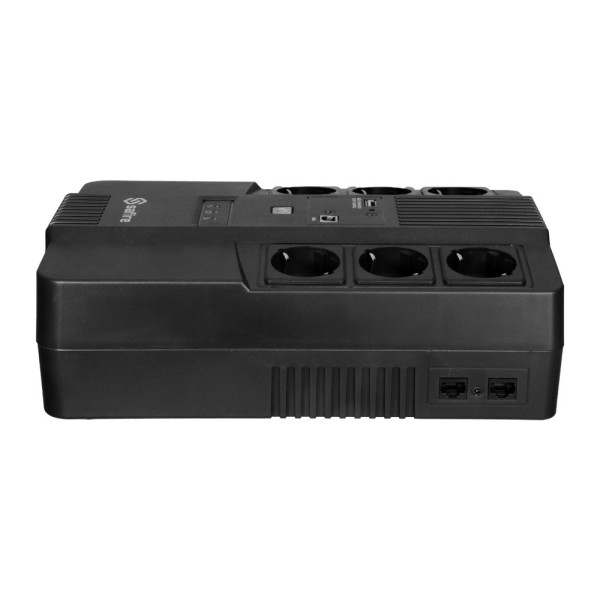 OEM UPS800VA-6 linha monofásica interativa - Potência 800VA / 480W - Entrada 220 ~ 240 Vac / Saída 230 VAC - 6 Saias Protegidas