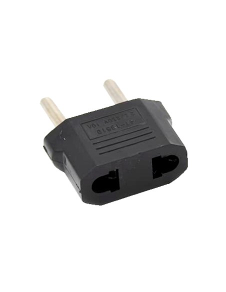 Adaptador OEM EUA-Adapter-B - Tipo A (EUA) Plug to Tipo F (UE) - 250V AC Tensão - máxima corrente de saída 10 A 