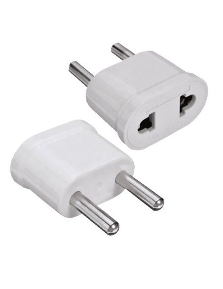 Adaptador OEM EUA-Adaptador-W - Tipo A (EUA) Tipo F (UE) - 250V Tensão AC - Atualização máxima de saída 10 A 