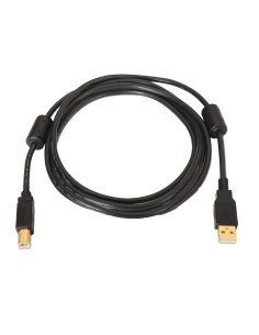 Comprar OEM USB1-3-P Cable USB 2.0 - Para Impresora - Conectores tipo A/M-B/M - Longitud 3 m - Alta calidad - Color negro USB1-3