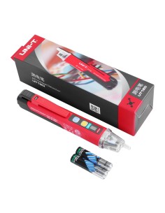 Comprar UNI-TREND UT12D-EU Detector de voltaje AC sin contacto - Modo de alto y bajo voltaje hasta 1000 V - Aviso audible y LED  2