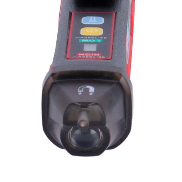 Detector de tensão AC UT12M UT12M sem contato - Modo de alta e baixa tensão até 1000 V - Aviso audível e LED visível - A