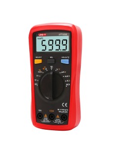 Uni-tendência UT133A Multímetro digital - DC e medição de tensão CA Até 600V - Medição de intensidade em DC e AC Hast