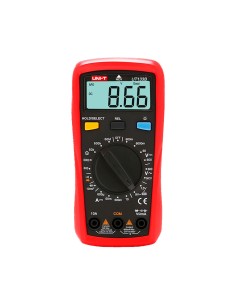 Comprar UNI-TREND UT133B Multímetro digital de mano - Medición de voltaje en DC y AC hasta 600V - Medición de intensidad en DC h