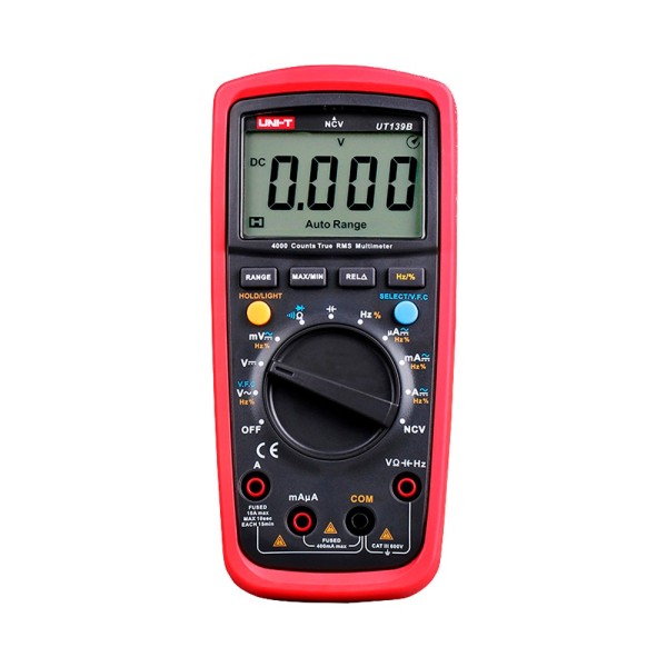 Kaufen UNI-TREND UT139B Digitalmultimeter mit True-RMS-Funktion – Messung von Gleich- und Wechselspannung bis 600 V – Messung de